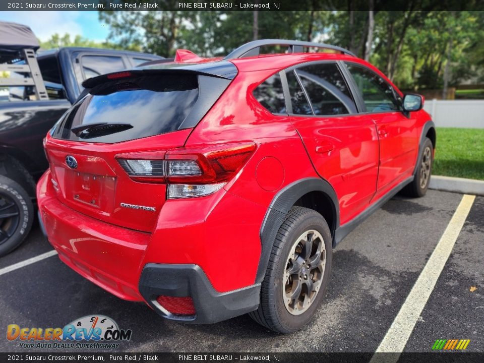 2021 Subaru Crosstrek Premium Pure Red / Black Photo #3