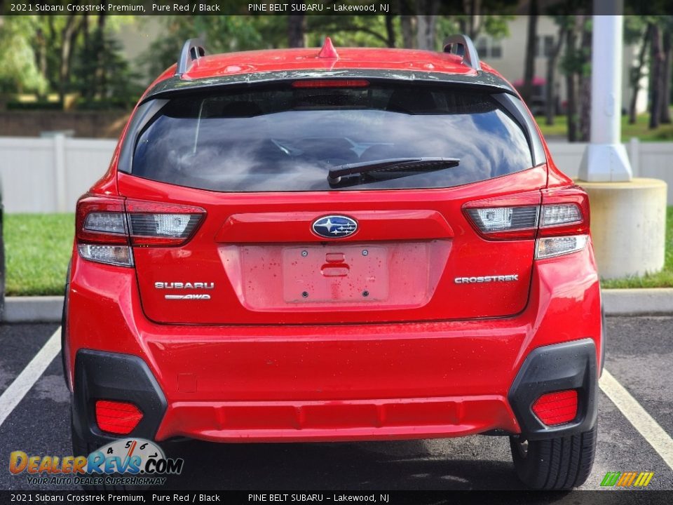 2021 Subaru Crosstrek Premium Pure Red / Black Photo #4