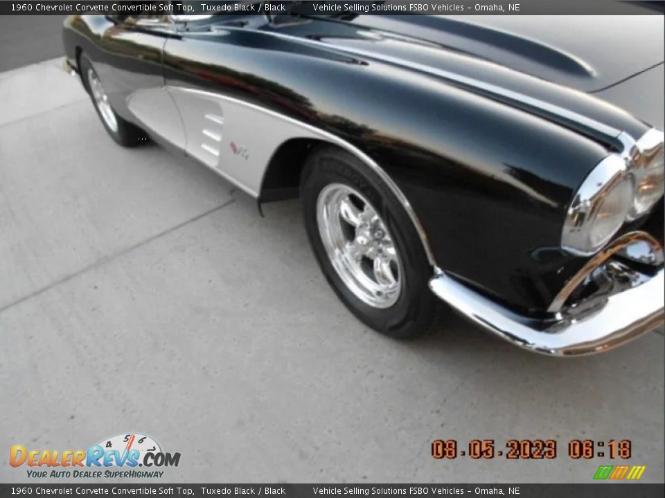 1960 Chevrolet Corvette Convertible Soft Top Tuxedo Black / Black Photo #25