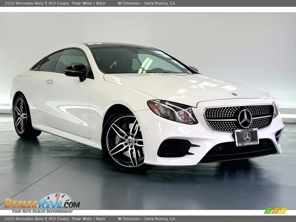 2020 Mercedes-Benz E 450 Coupe Polar White / Black Photo #34