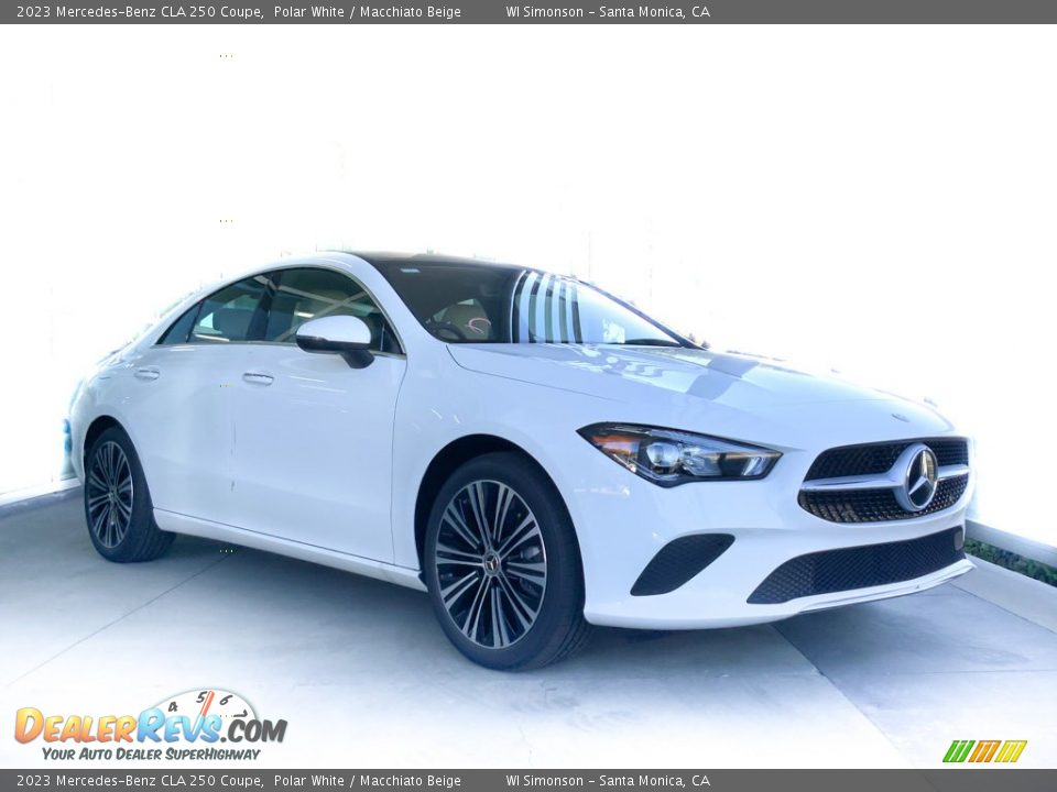 2023 Mercedes-Benz CLA 250 Coupe Polar White / Macchiato Beige Photo #2