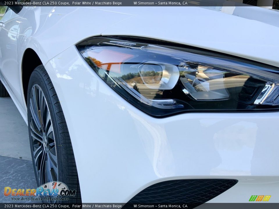 2023 Mercedes-Benz CLA 250 Coupe Polar White / Macchiato Beige Photo #3