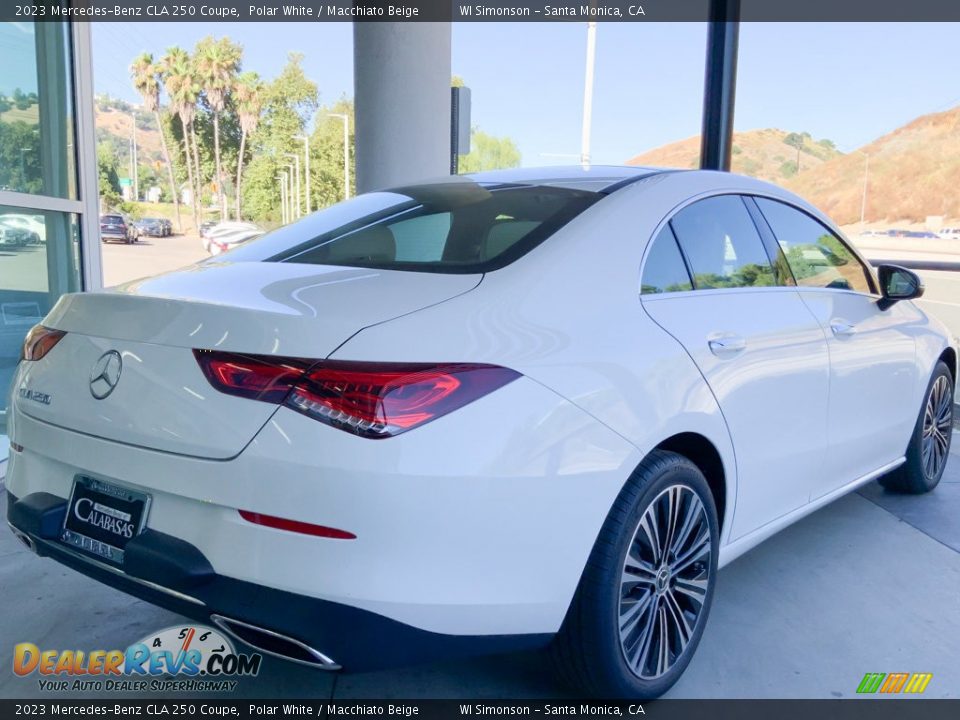 2023 Mercedes-Benz CLA 250 Coupe Polar White / Macchiato Beige Photo #4