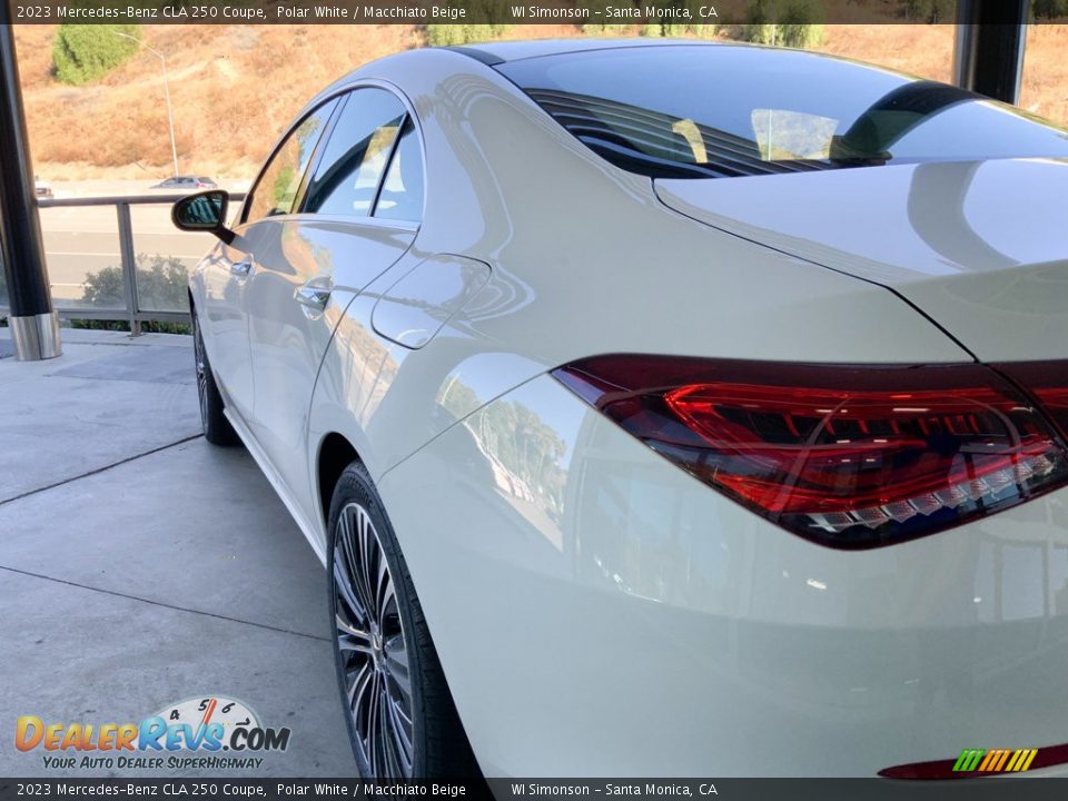 2023 Mercedes-Benz CLA 250 Coupe Polar White / Macchiato Beige Photo #6