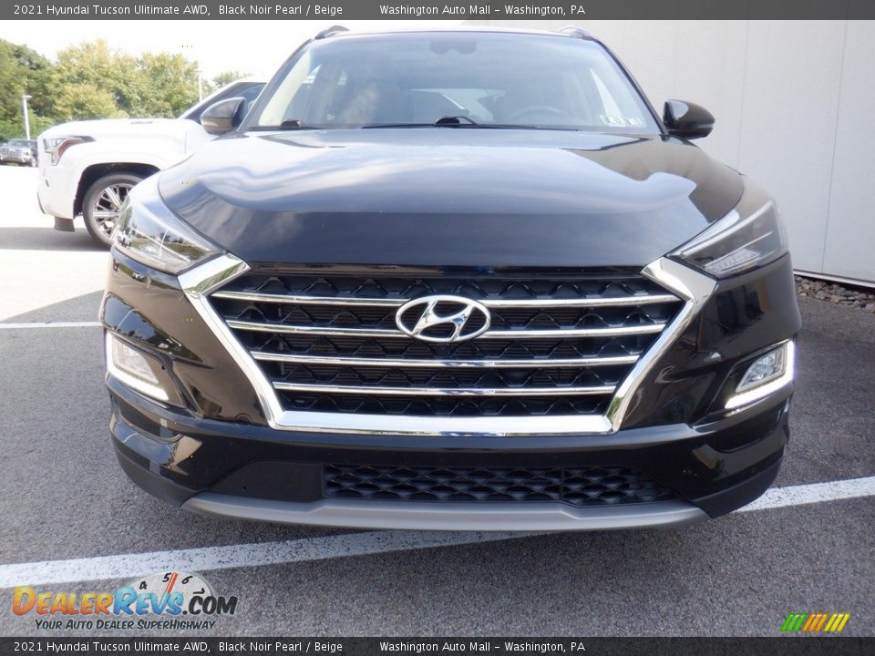2021 Hyundai Tucson Ulitimate AWD Black Noir Pearl / Beige Photo #3