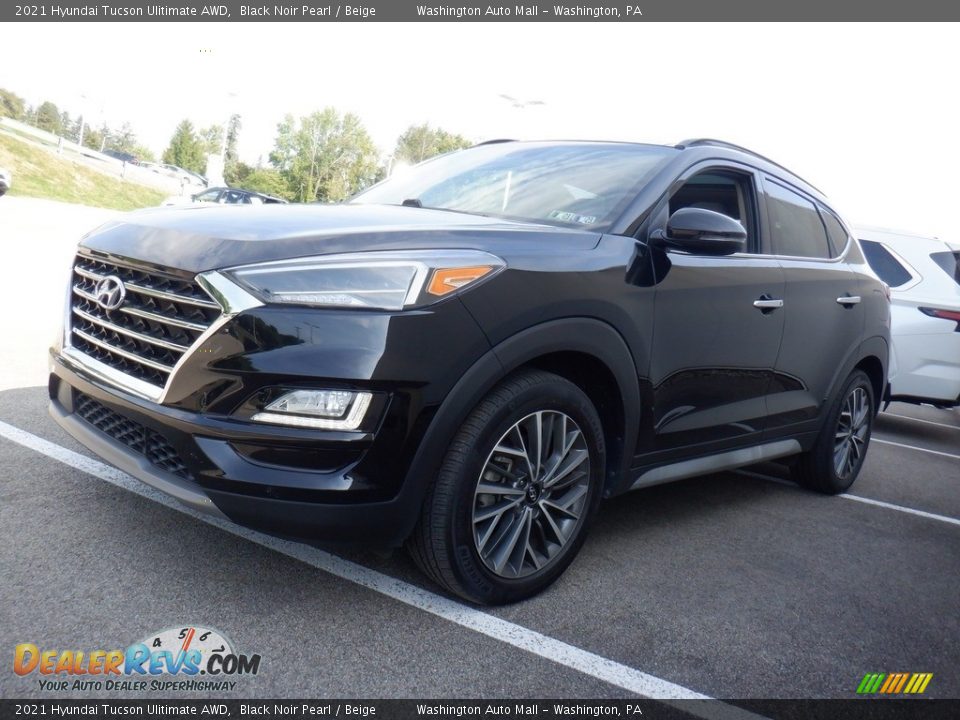 2021 Hyundai Tucson Ulitimate AWD Black Noir Pearl / Beige Photo #4