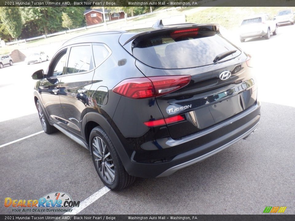 2021 Hyundai Tucson Ulitimate AWD Black Noir Pearl / Beige Photo #5