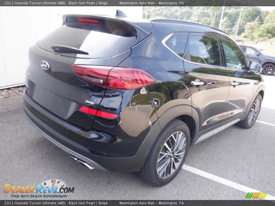 2021 Hyundai Tucson Ulitimate AWD Black Noir Pearl / Beige Photo #7