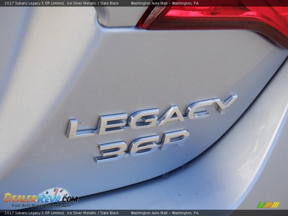 2017 Subaru Legacy 3.6R Limited Ice Silver Metallic / Slate Black Photo #23