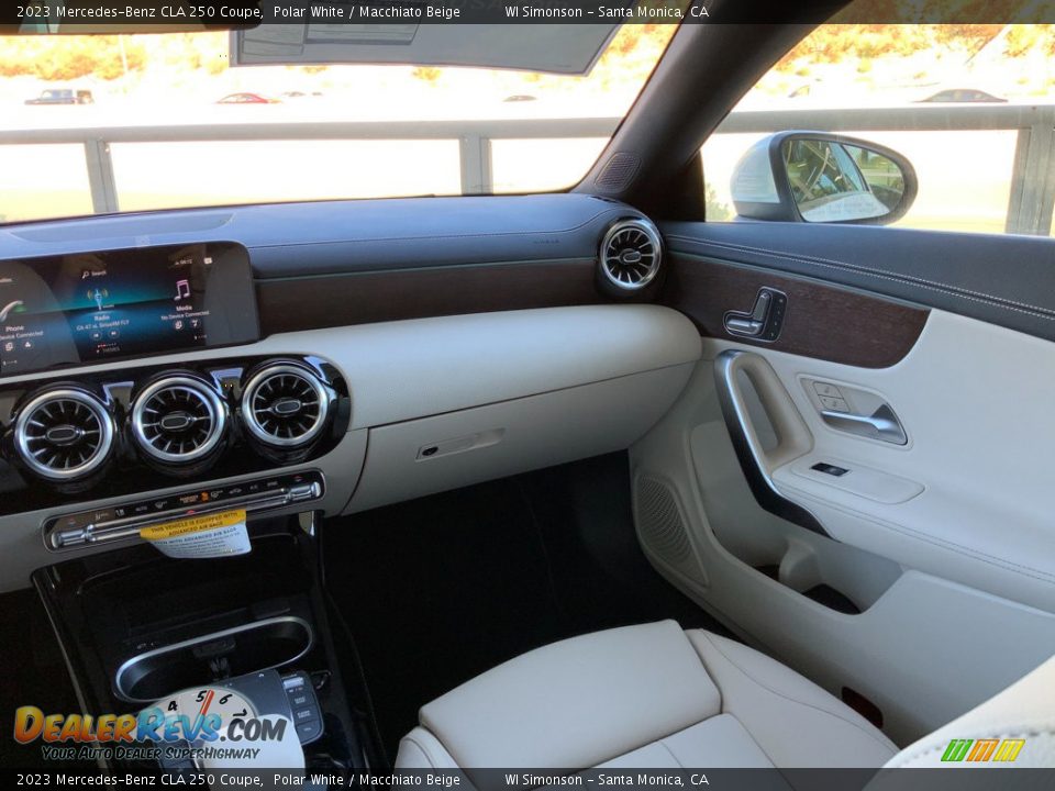 2023 Mercedes-Benz CLA 250 Coupe Polar White / Macchiato Beige Photo #14