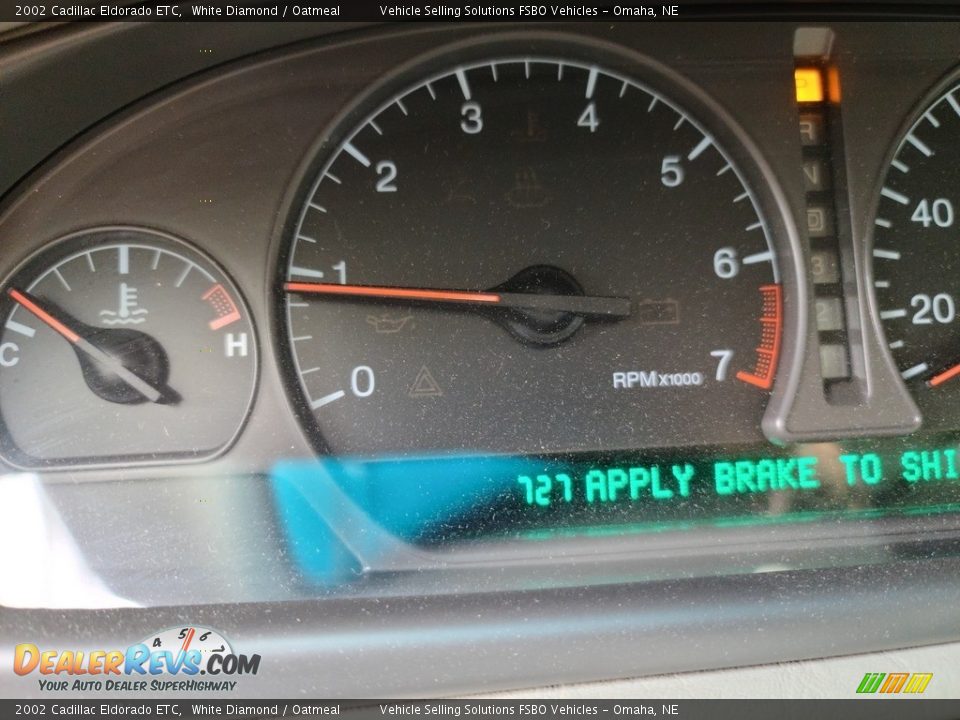 2002 Cadillac Eldorado ETC Gauges Photo #5