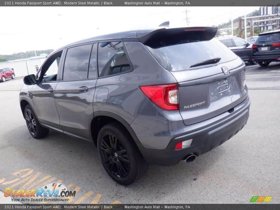 2021 Honda Passport Sport AWD Modern Steel Metallic / Black Photo #13