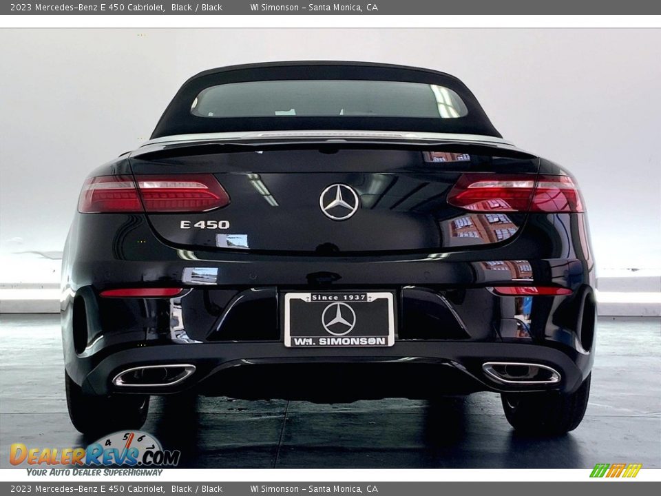 2023 Mercedes-Benz E 450 Cabriolet Black / Black Photo #3