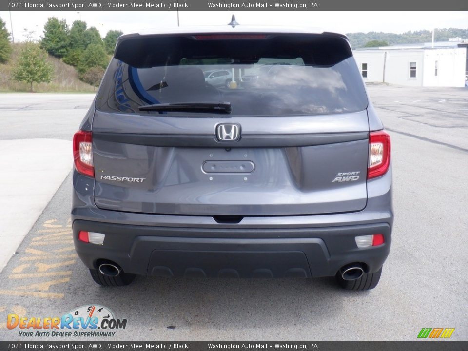 2021 Honda Passport Sport AWD Modern Steel Metallic / Black Photo #14