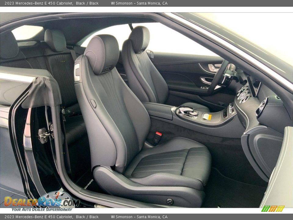 Black Interior - 2023 Mercedes-Benz E 450 Cabriolet Photo #5