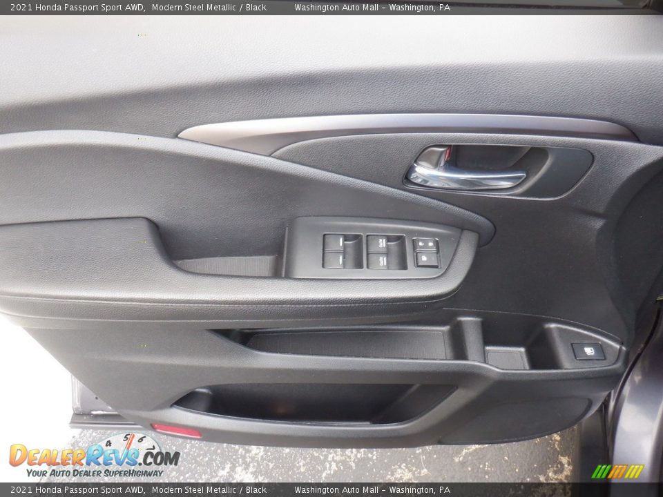 2021 Honda Passport Sport AWD Modern Steel Metallic / Black Photo #17