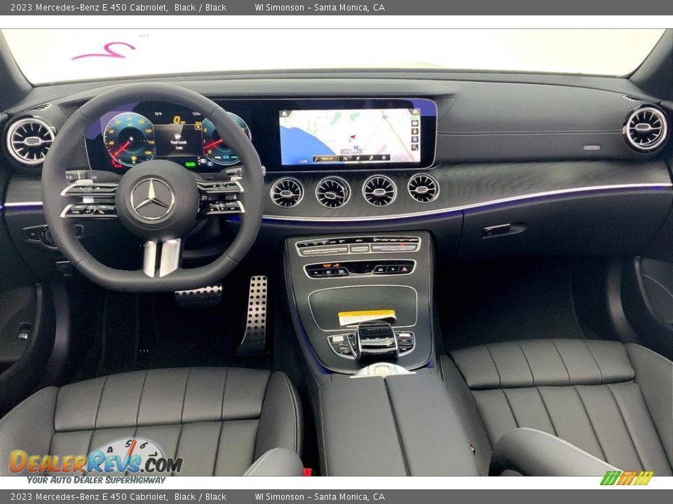 Black Interior - 2023 Mercedes-Benz E 450 Cabriolet Photo #6