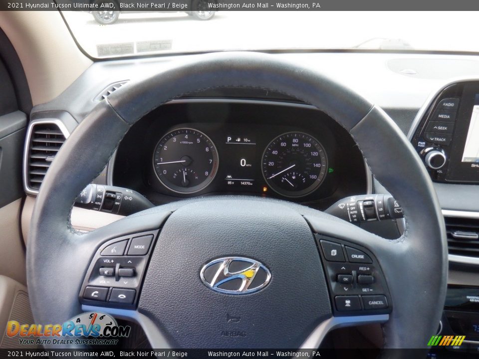 2021 Hyundai Tucson Ulitimate AWD Steering Wheel Photo #25