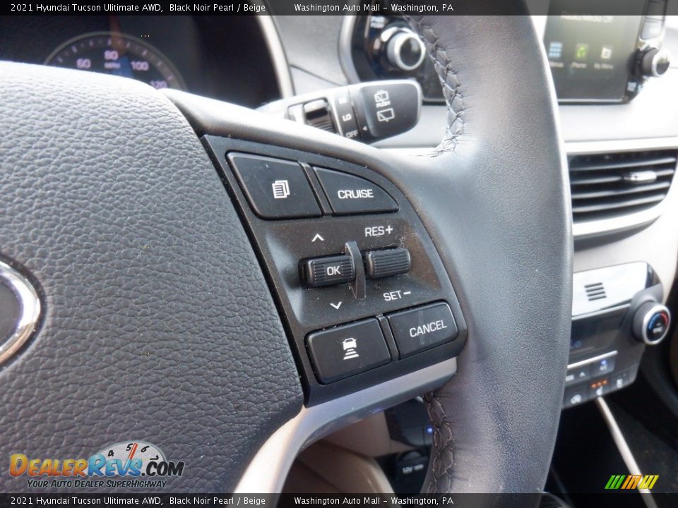 2021 Hyundai Tucson Ulitimate AWD Steering Wheel Photo #27