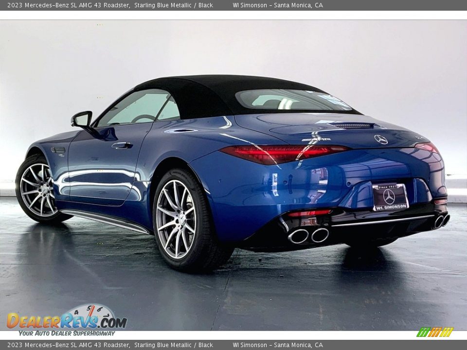 2023 Mercedes-Benz SL AMG 43 Roadster Starling Blue Metallic / Black Photo #2