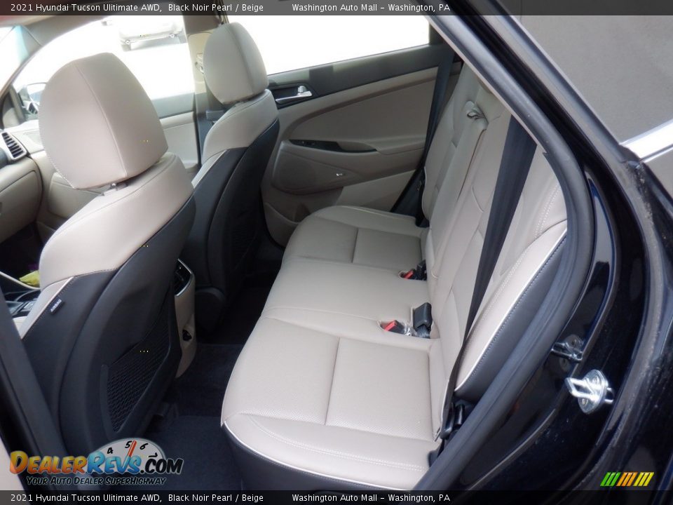 Rear Seat of 2021 Hyundai Tucson Ulitimate AWD Photo #30