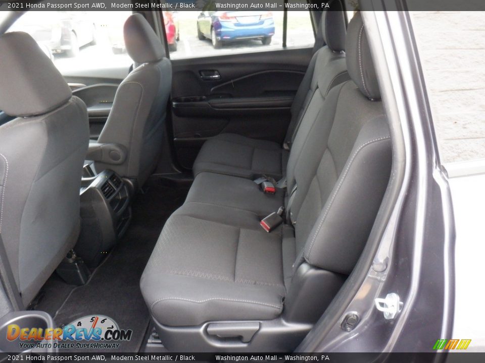 2021 Honda Passport Sport AWD Modern Steel Metallic / Black Photo #27