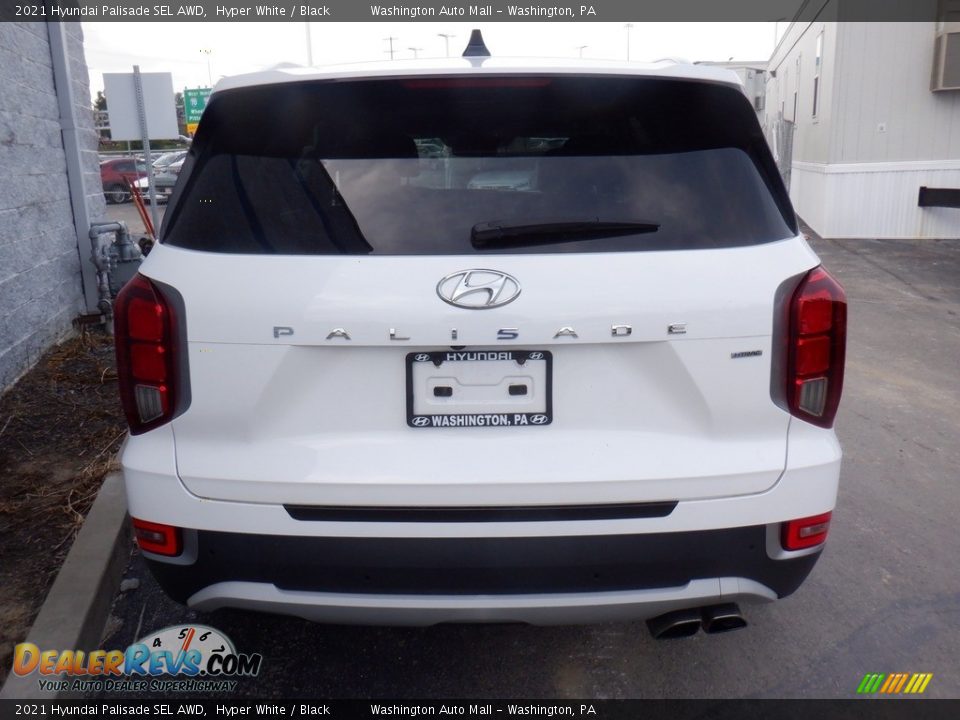 2021 Hyundai Palisade SEL AWD Hyper White / Black Photo #6