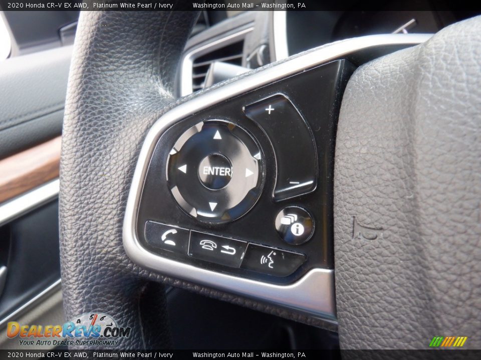 2020 Honda CR-V EX AWD Platinum White Pearl / Ivory Photo #7