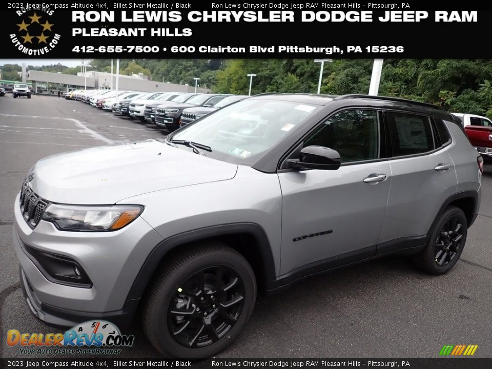 2023 Jeep Compass Altitude 4x4 Billet Silver Metallic / Black Photo #1