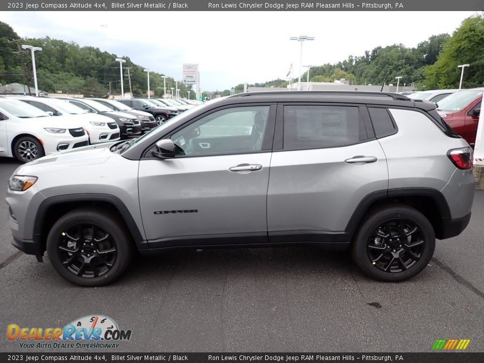 2023 Jeep Compass Altitude 4x4 Billet Silver Metallic / Black Photo #2