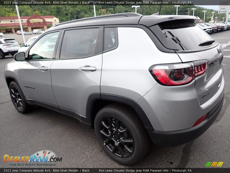 2023 Jeep Compass Altitude 4x4 Billet Silver Metallic / Black Photo #3