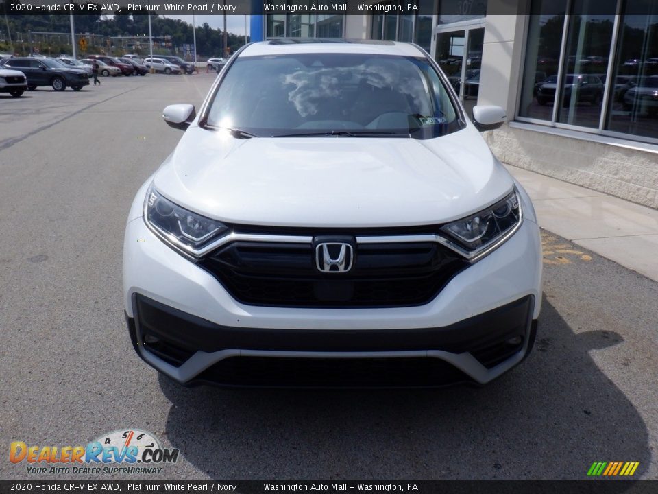 2020 Honda CR-V EX AWD Platinum White Pearl / Ivory Photo #12