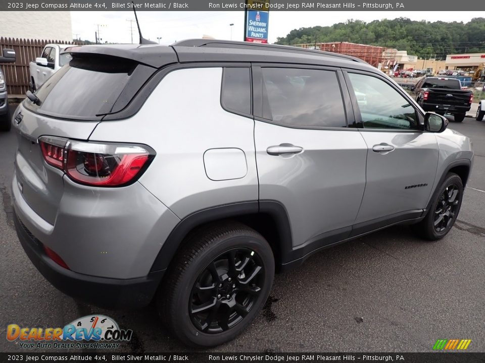 2023 Jeep Compass Altitude 4x4 Billet Silver Metallic / Black Photo #6