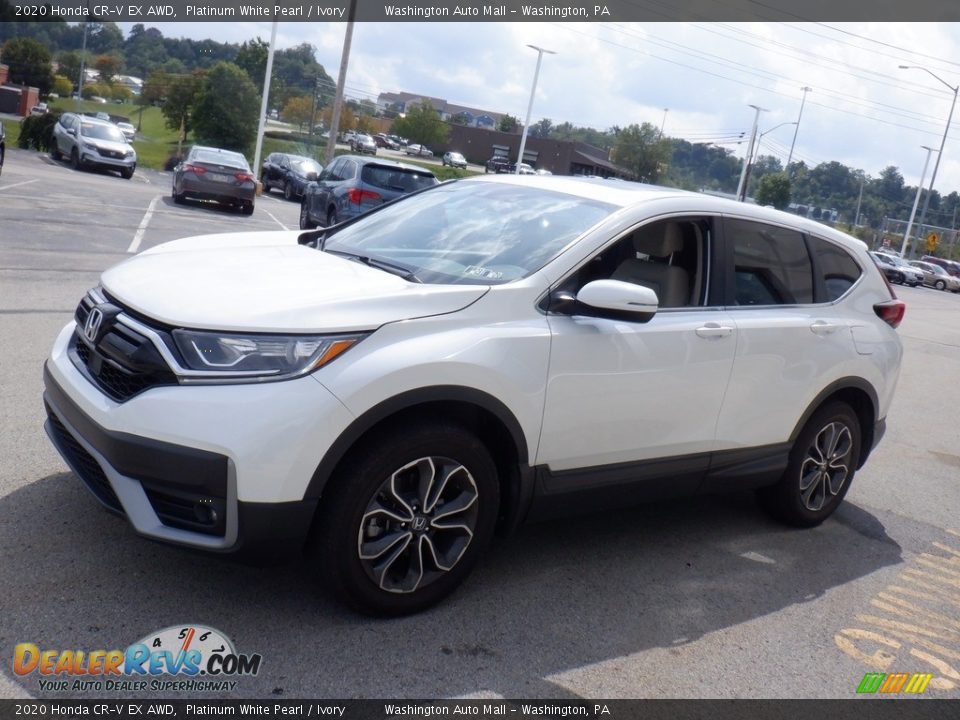 2020 Honda CR-V EX AWD Platinum White Pearl / Ivory Photo #13