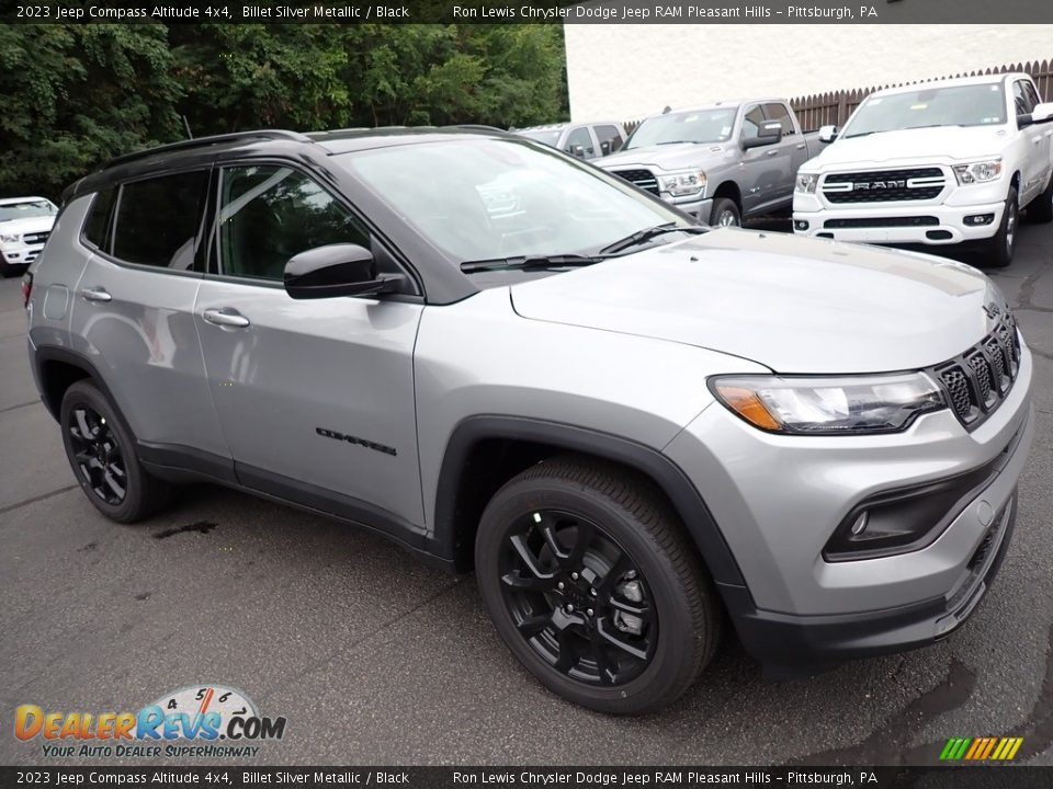 2023 Jeep Compass Altitude 4x4 Billet Silver Metallic / Black Photo #8