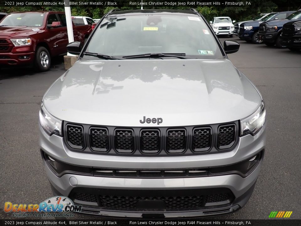 2023 Jeep Compass Altitude 4x4 Billet Silver Metallic / Black Photo #9