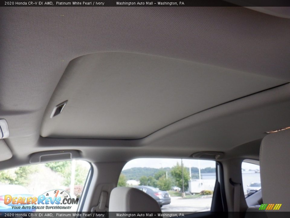 2020 Honda CR-V EX AWD Platinum White Pearl / Ivory Photo #17
