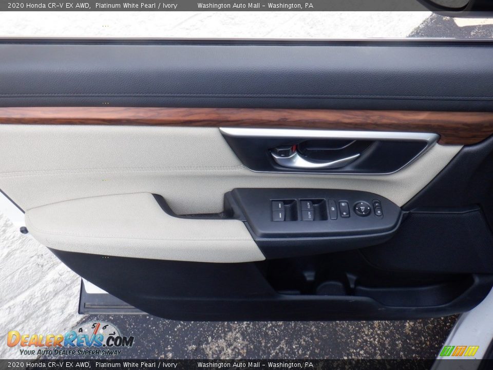 2020 Honda CR-V EX AWD Platinum White Pearl / Ivory Photo #18