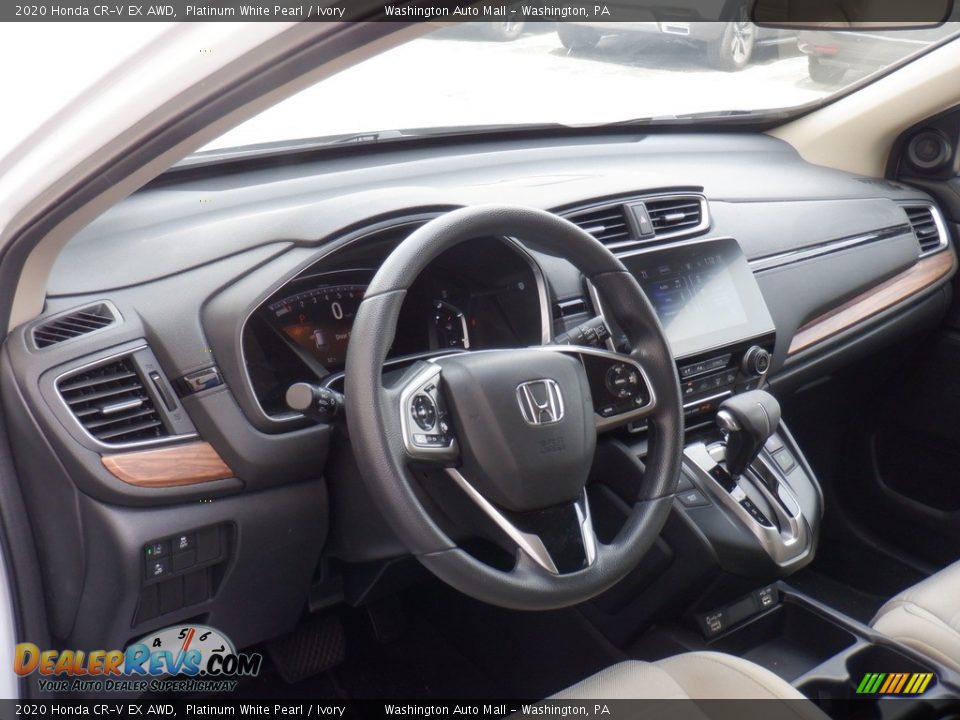 2020 Honda CR-V EX AWD Platinum White Pearl / Ivory Photo #19