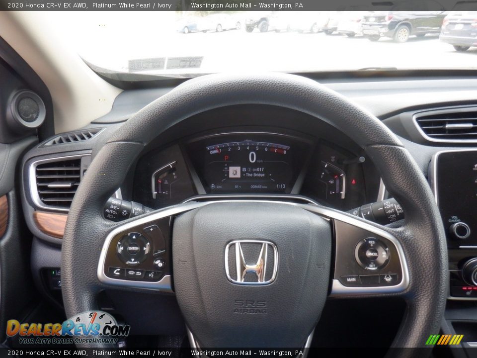 2020 Honda CR-V EX AWD Platinum White Pearl / Ivory Photo #24