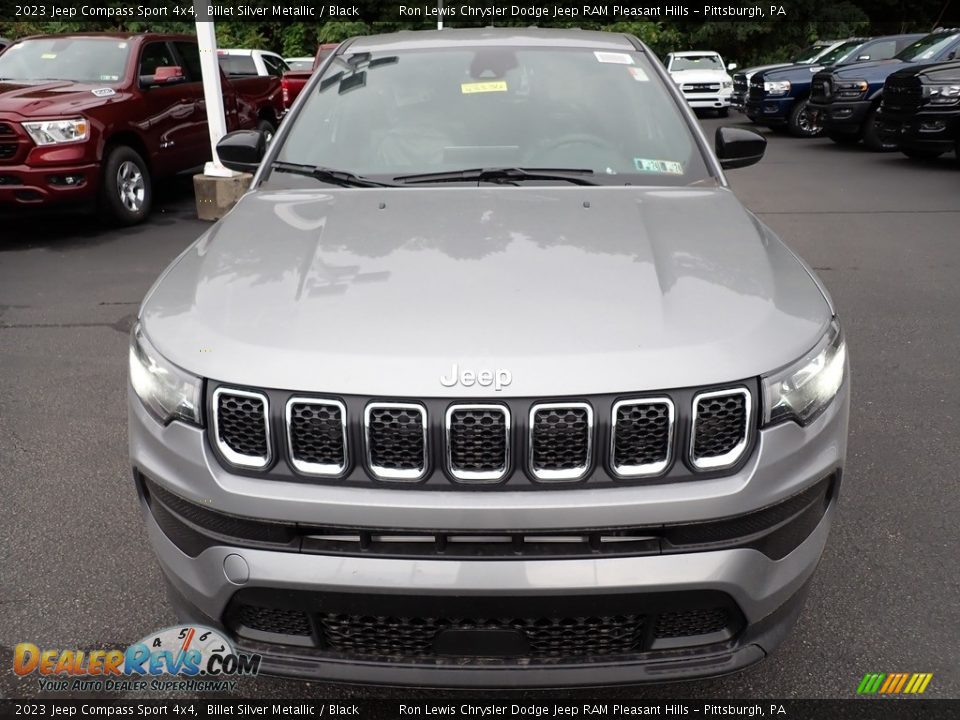 2023 Jeep Compass Sport 4x4 Billet Silver Metallic / Black Photo #9