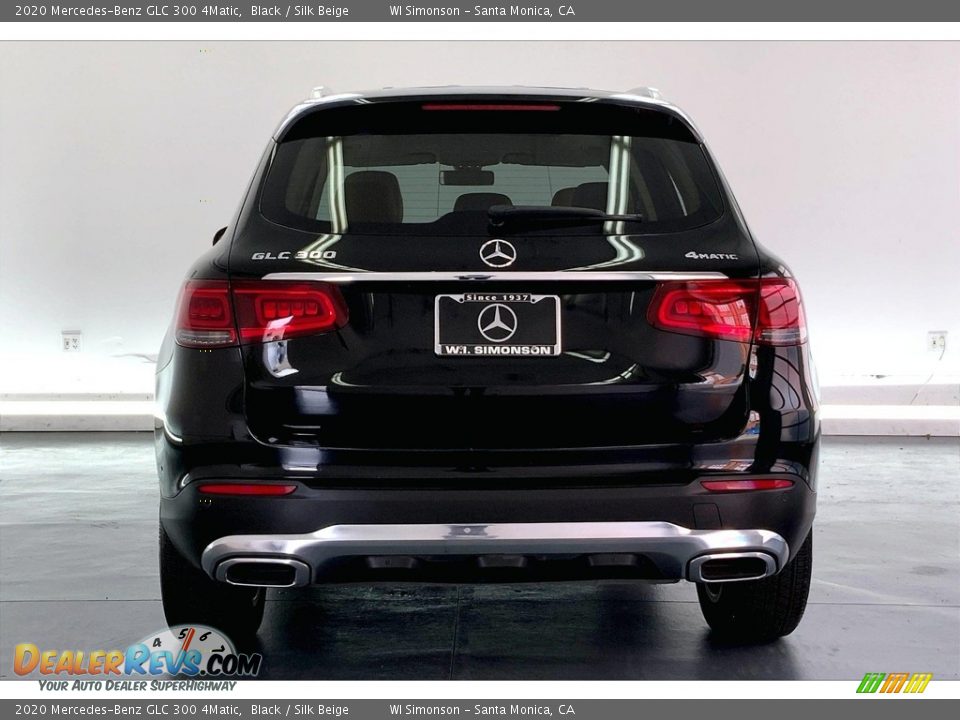 2020 Mercedes-Benz GLC 300 4Matic Black / Silk Beige Photo #3