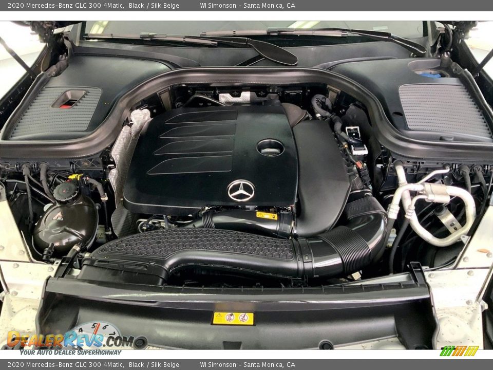 2020 Mercedes-Benz GLC 300 4Matic Black / Silk Beige Photo #9