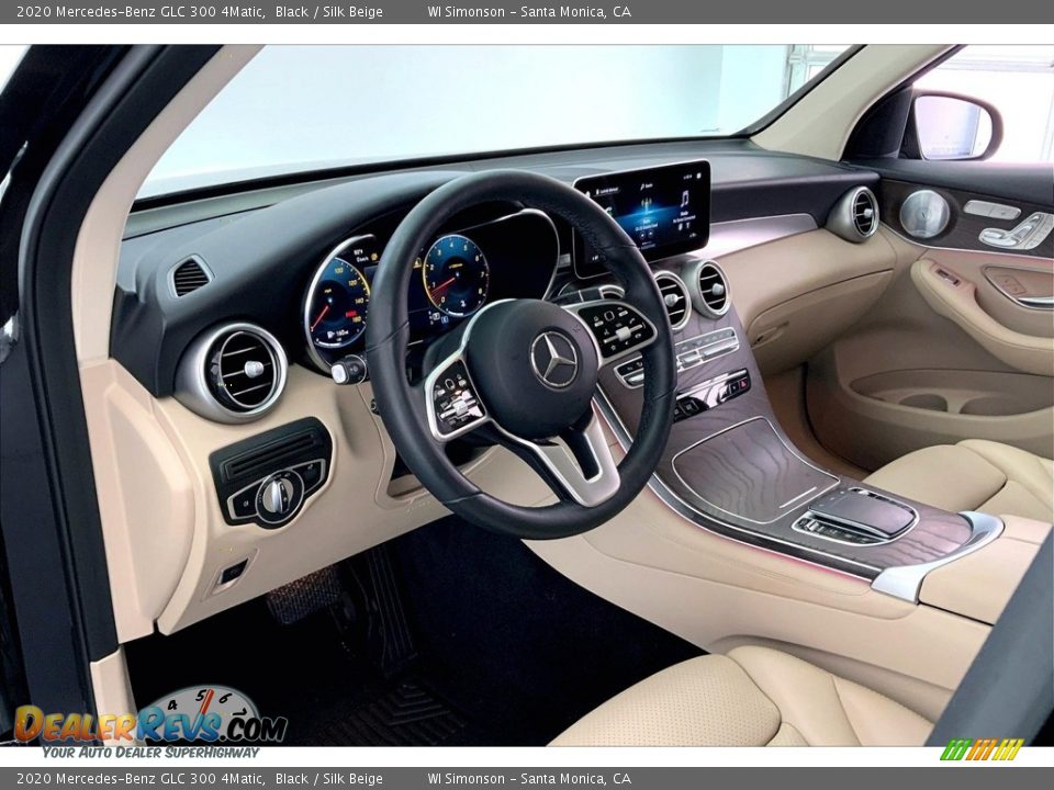 Silk Beige Interior - 2020 Mercedes-Benz GLC 300 4Matic Photo #14