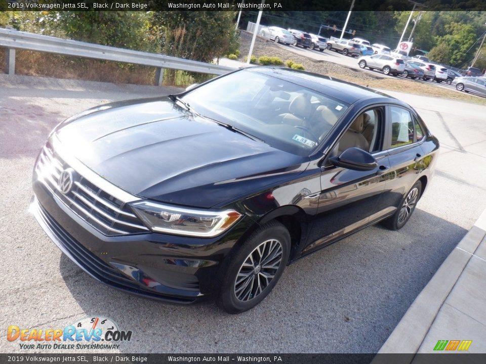 2019 Volkswagen Jetta SEL Black / Dark Beige Photo #13