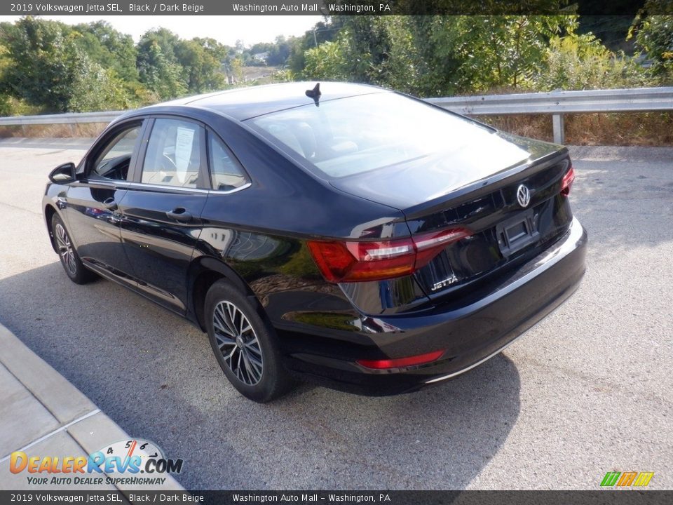 2019 Volkswagen Jetta SEL Black / Dark Beige Photo #15