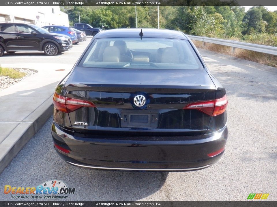 2019 Volkswagen Jetta SEL Black / Dark Beige Photo #16