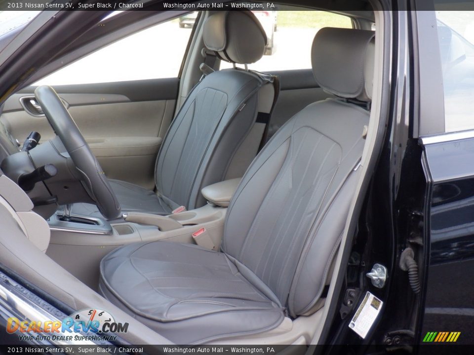 2013 Nissan Sentra SV Super Black / Charcoal Photo #19