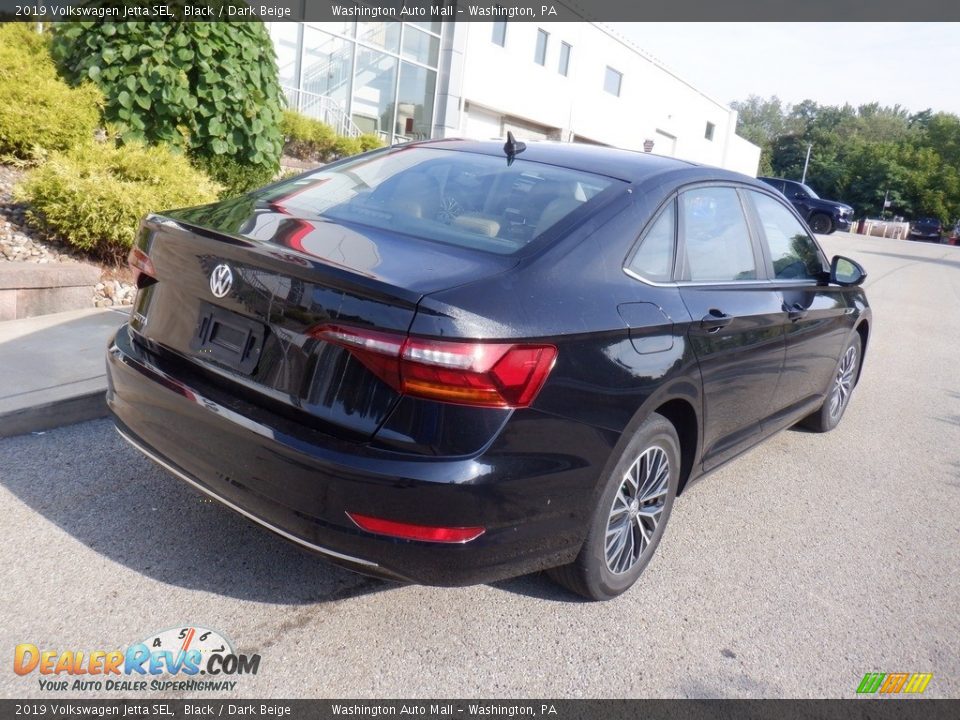 2019 Volkswagen Jetta SEL Black / Dark Beige Photo #17