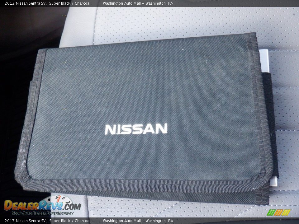 2013 Nissan Sentra SV Super Black / Charcoal Photo #29